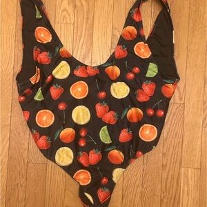 Dolls Kill Sugar Thrillz Fresh Squeezed One Piece Bathing Suit 2X